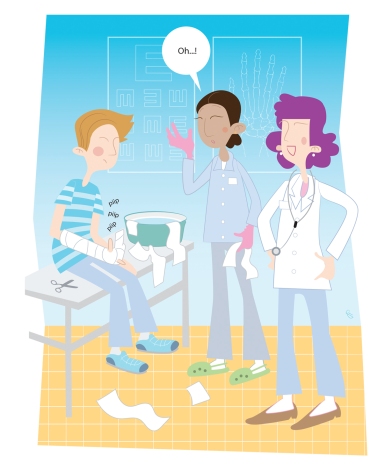 Illustrations for "With mentoring to success" project by Finnish Ministry of Employment and the Economy, 2014